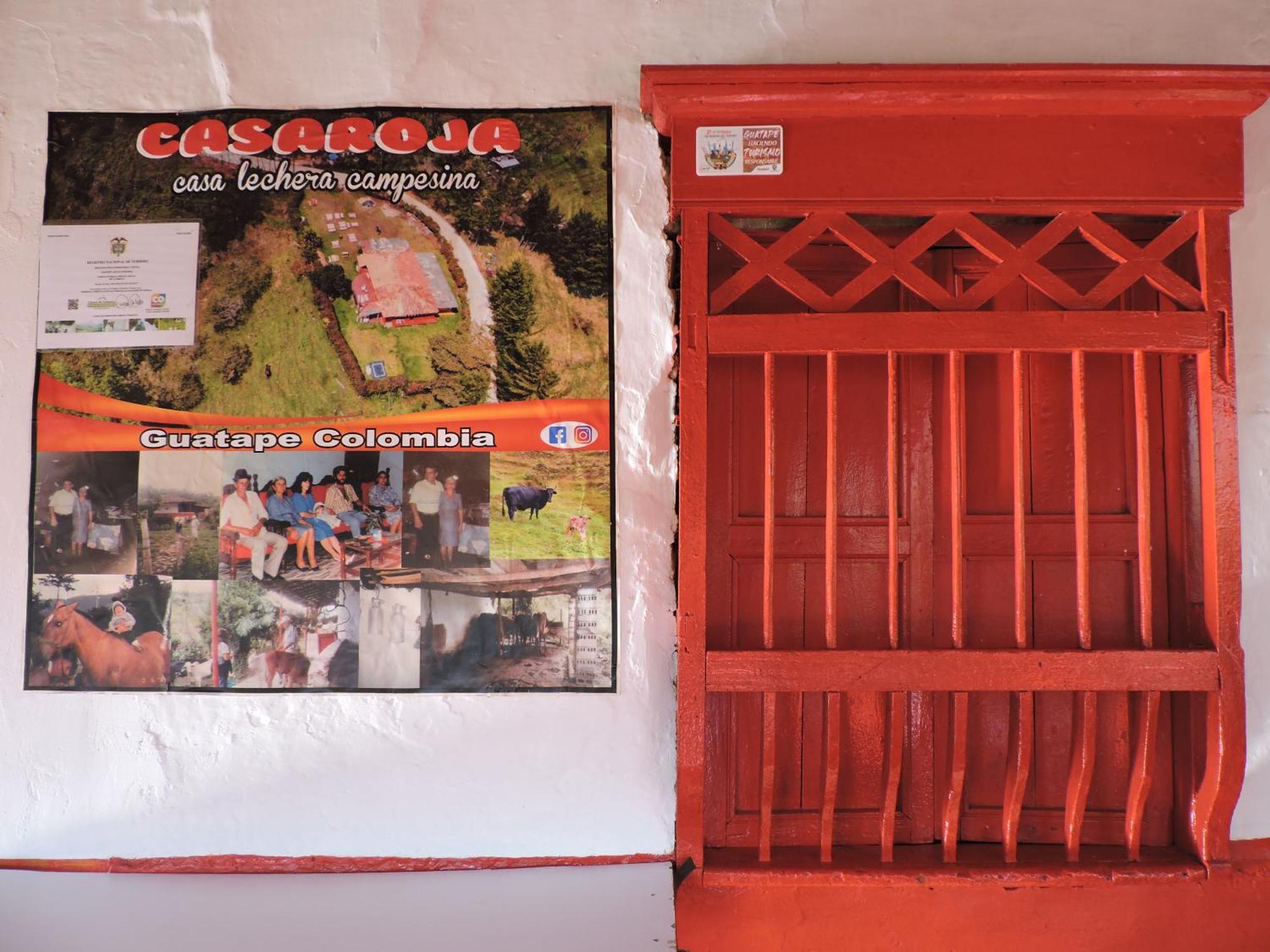 Casa Roja Parche Campestre - Hospedaje Guatapé Bed and Breakfast Exterior foto